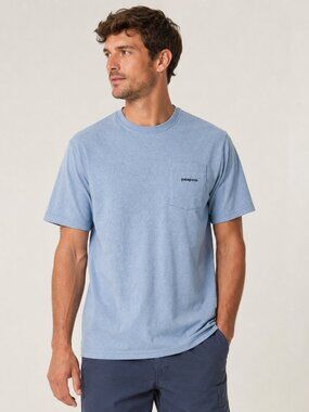 Patagonia Responsibili-Tee Men XXL NWT Pocket T-Shirt Crew Neck Organic Cotton